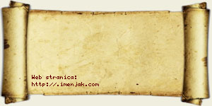 Javorka Rasjanin vizit kartica